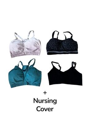Pumping Bras/Nursing Bra/Nursing Cover Bundle